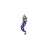 E.Marinella CORNETTO BLUETTE In seta e argento Outlet