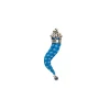 E.Marinella CORNETTO BLUETTE In seta e argento Best