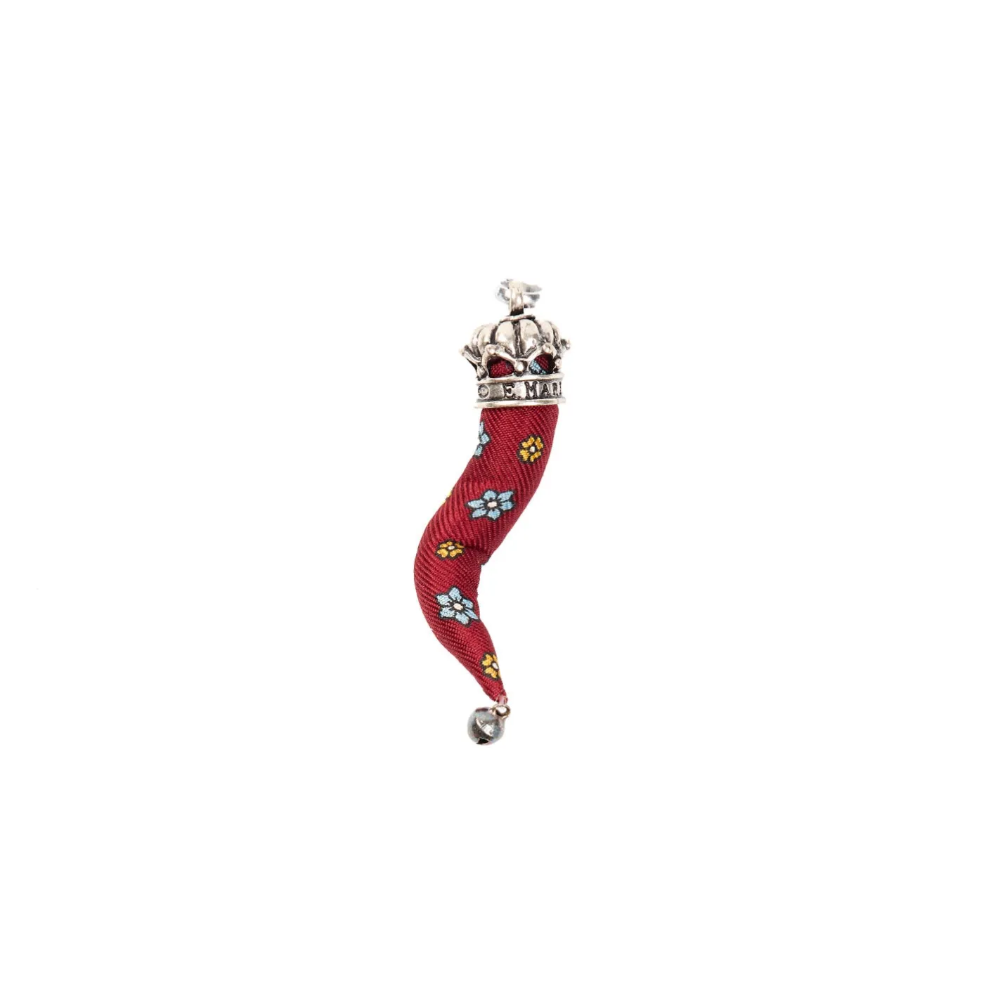 E.Marinella CORNETTO BORDEAUX In seta e argento Online
