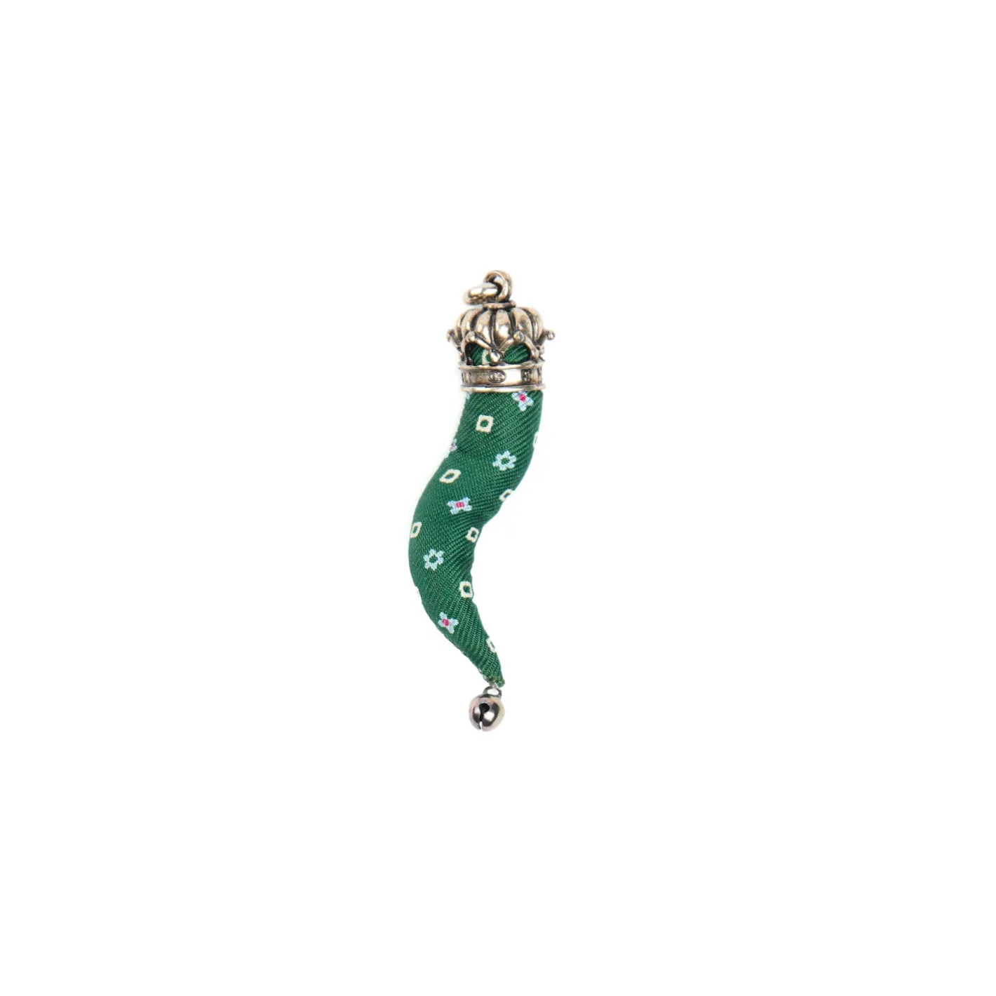 E.Marinella CORNETTO IN SETA VERDE CHIARO In seta e argento Hot