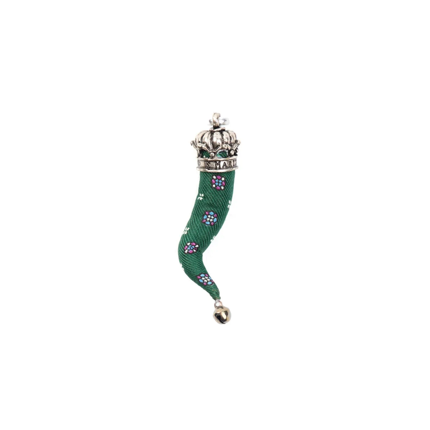 E.Marinella CORNETTO IN SETA VERDE SCURO In seta e argento Online