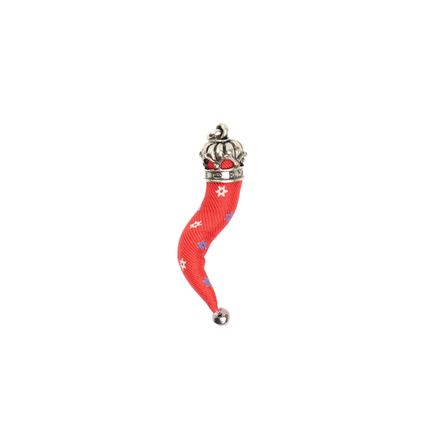 E.Marinella CORNETTO ROSSO In seta e argento Hot