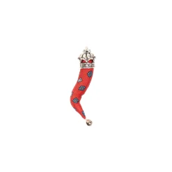E.Marinella CORNETTO ROSSO In seta e argento Best