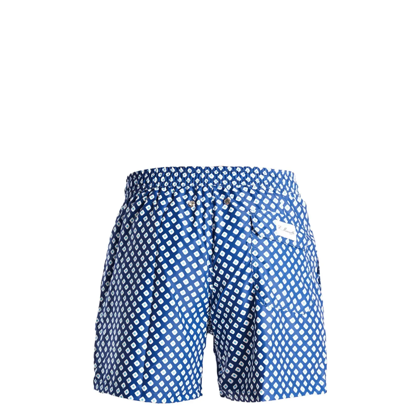 E.Marinella COSTUME BAMBINO BLU Macrofantasia fiore Outlet