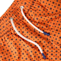E.Marinella COSTUME DA BAGNO ARANCIONE Macrofantasia fiore Clearance