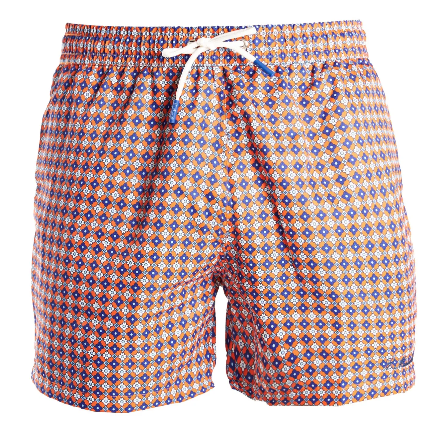 E.Marinella COSTUME DA BAGNO ARANCIONE Macrofantasia fiore Sale