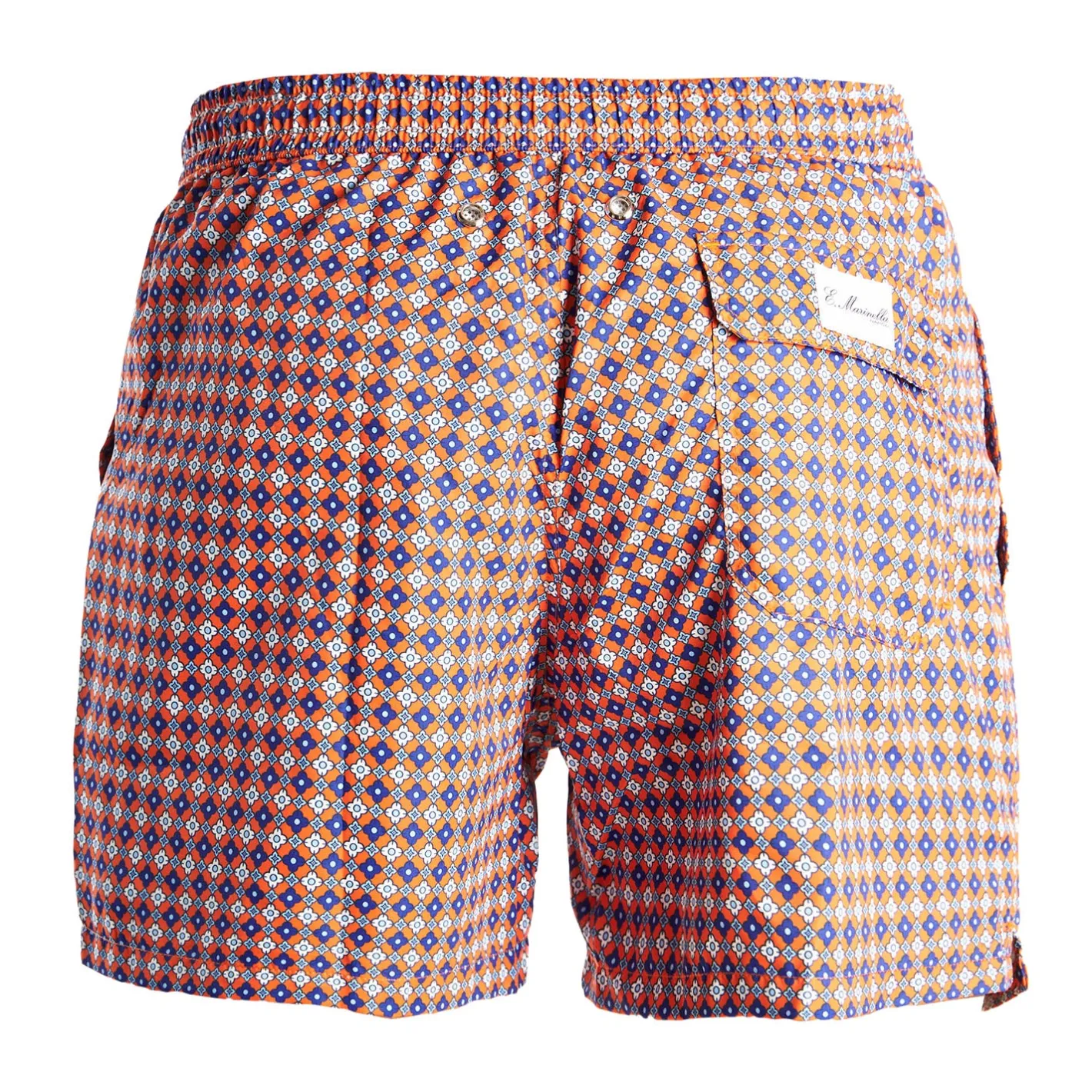 E.Marinella COSTUME DA BAGNO ARANCIONE Macrofantasia fiore Sale