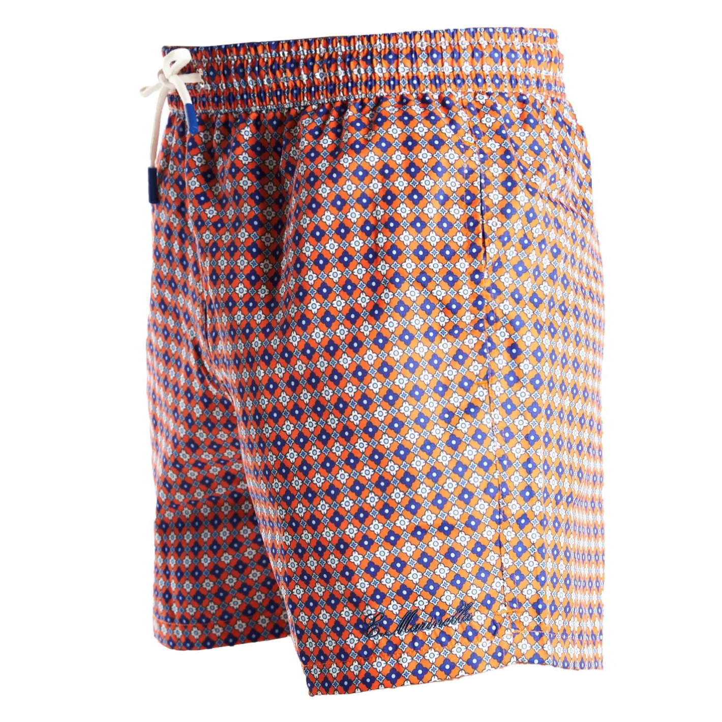 E.Marinella COSTUME DA BAGNO ARANCIONE Macrofantasia fiore Sale