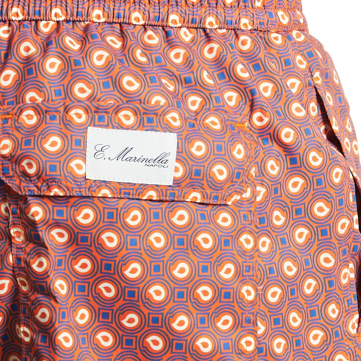 E.Marinella COSTUME DA BAGNO ARANCIONE Paisley Online