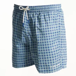 E.Marinella COSTUME DA BAGNO AZZURRO Macrofantasia fiore Clearance