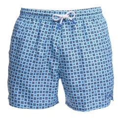 E.Marinella COSTUME DA BAGNO AZZURRO Macrofantasia fiore Sale