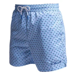 E.Marinella COSTUME DA BAGNO AZZURRO Microfantasia fiore Sale