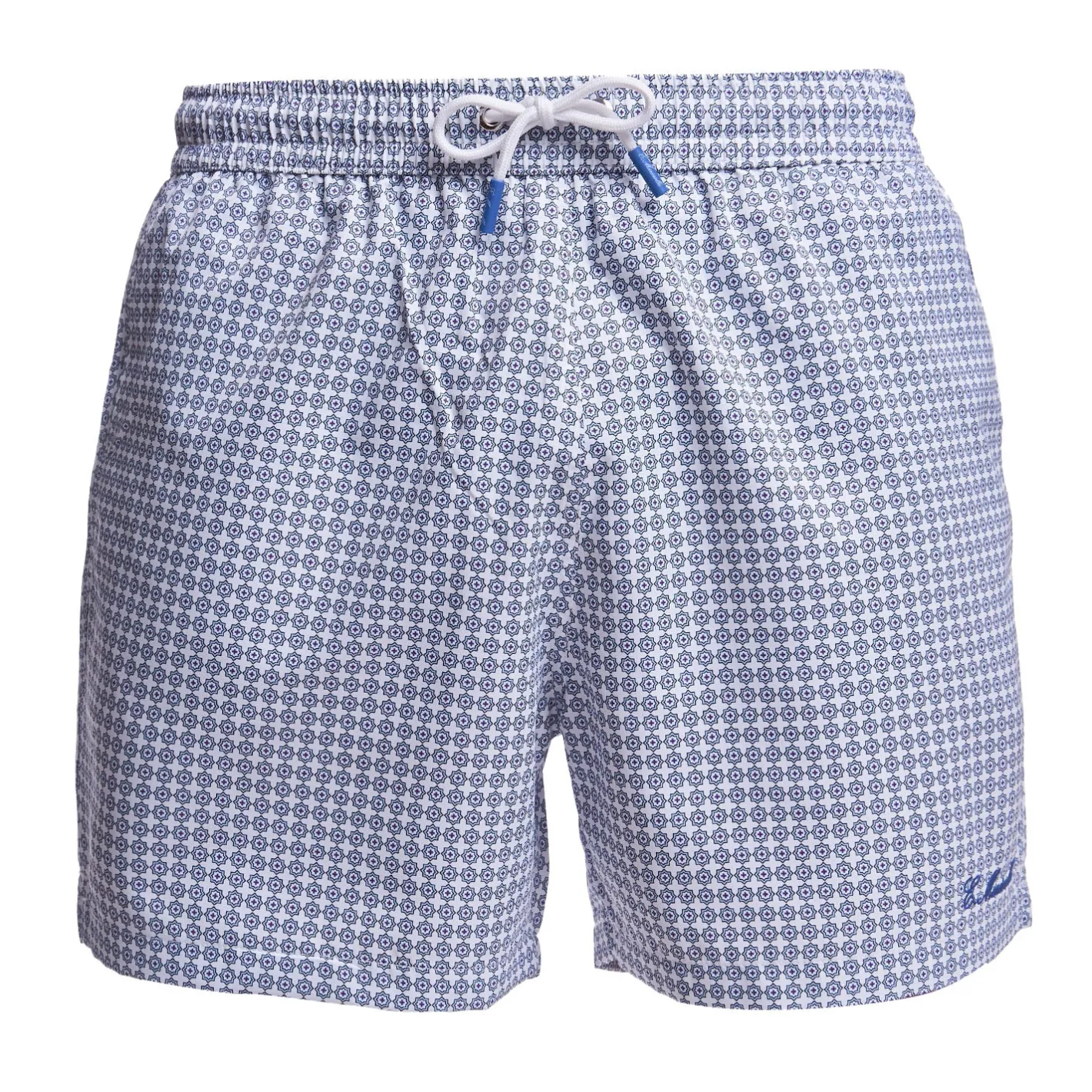 E.Marinella COSTUME DA BAGNO BIANCO Macrofantasia fiore Clearance