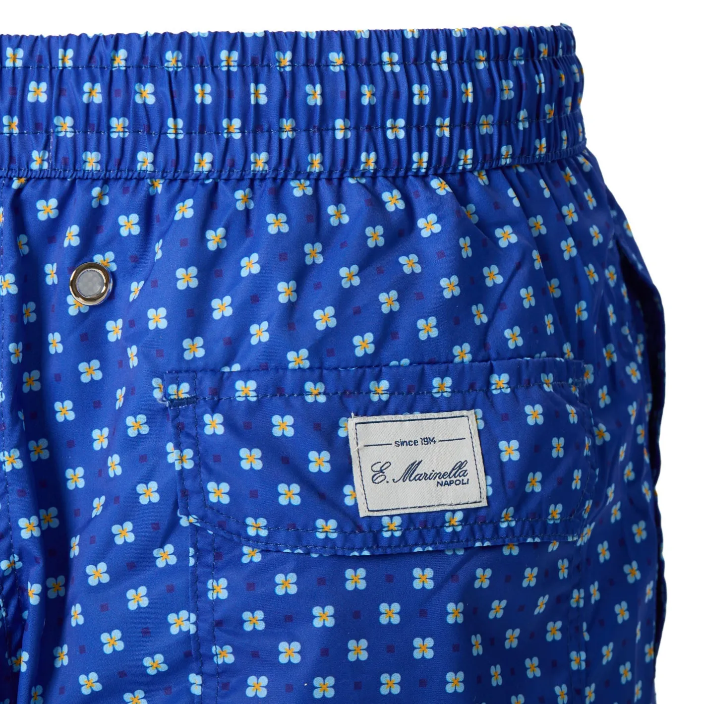 E.Marinella COSTUME DA BAGNO BLUETTE Macrofantasia fiore Discount