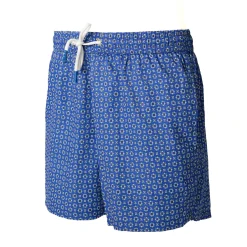 E.Marinella COSTUME DA BAGNO BLU Macrofantasia fiore Outlet