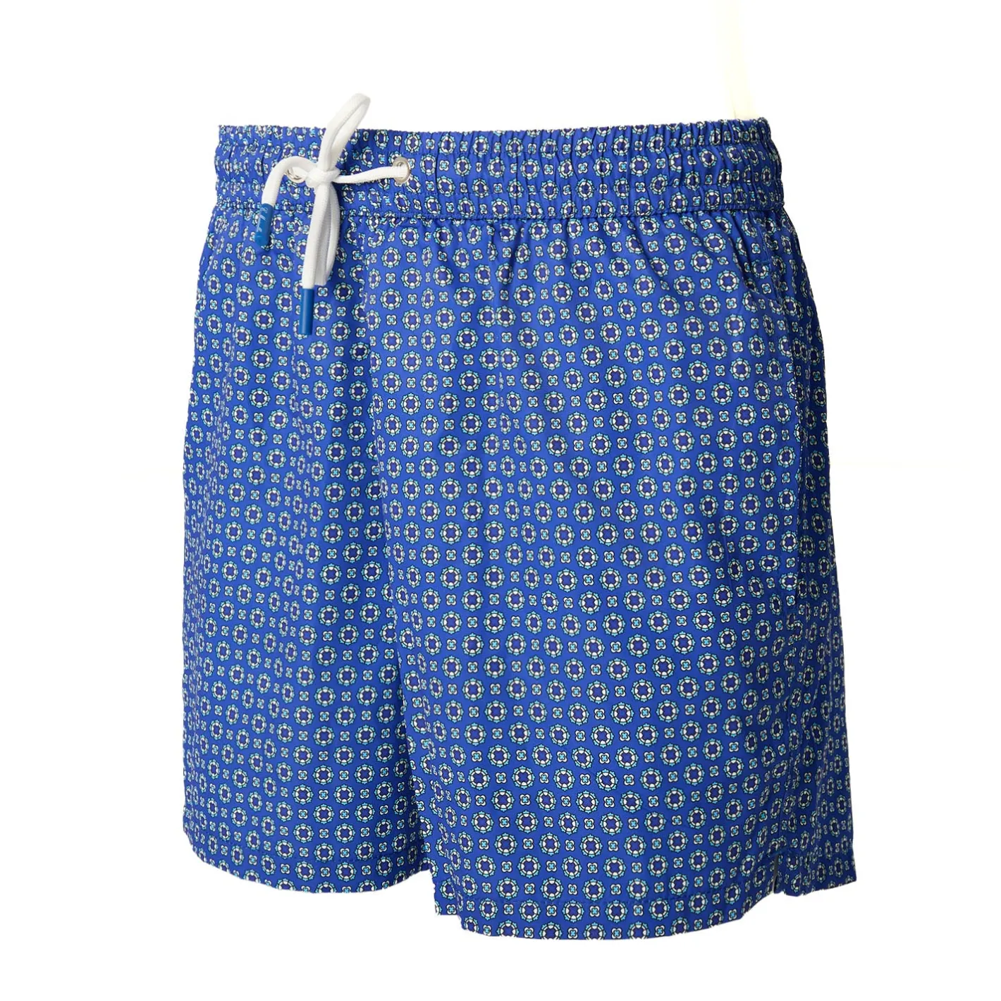 E.Marinella COSTUME DA BAGNO BLU Macrofantasia fiore Outlet