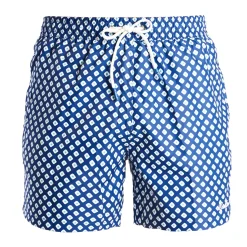 E.Marinella COSTUME DA BAGNO BLU Macrofantasia fiore Best