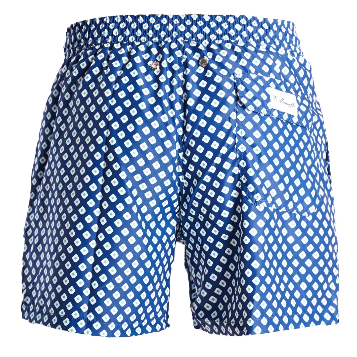 E.Marinella COSTUME DA BAGNO BLU Macrofantasia fiore Best