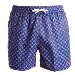 E.Marinella COSTUME DA BAGNO BLU Macrofantasia fiore