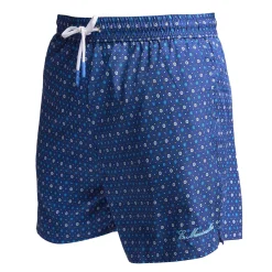 E.Marinella COSTUME DA BAGNO BLU Microfantasia fiore Discount