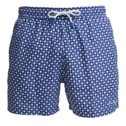 E.Marinella COSTUME DA BAGNO BLU SCURO Macrofantasia fiore