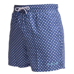 E.Marinella COSTUME DA BAGNO BLU SCURO Macrofantasia fiore