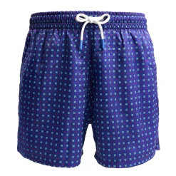 E.Marinella COSTUME DA BAGNO BLU SCURO Macrofantasia fiore Clearance