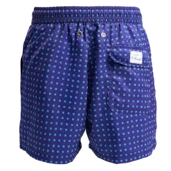 E.Marinella COSTUME DA BAGNO BLU SCURO Macrofantasia fiore Clearance