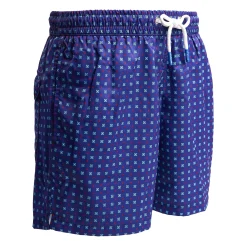 E.Marinella COSTUME DA BAGNO BLU SCURO Macrofantasia fiore Clearance