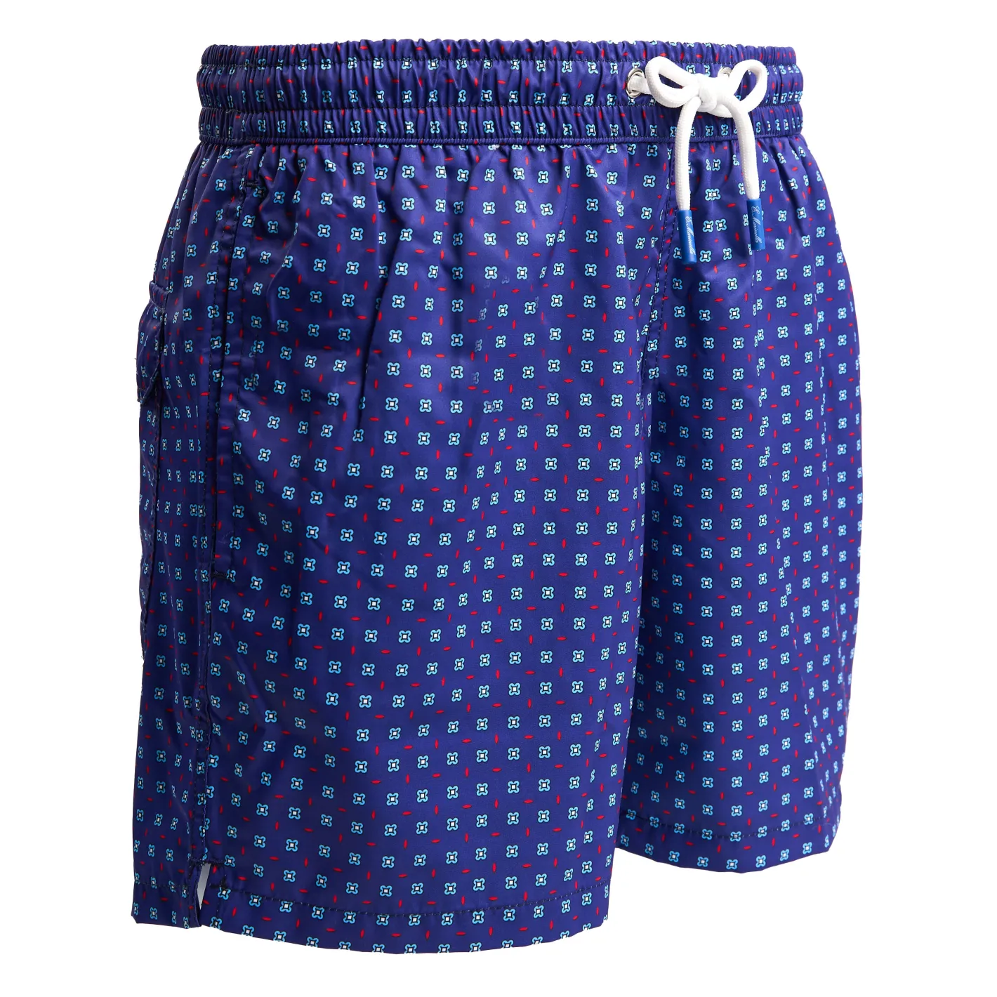 E.Marinella COSTUME DA BAGNO BLU SCURO Macrofantasia fiore Clearance