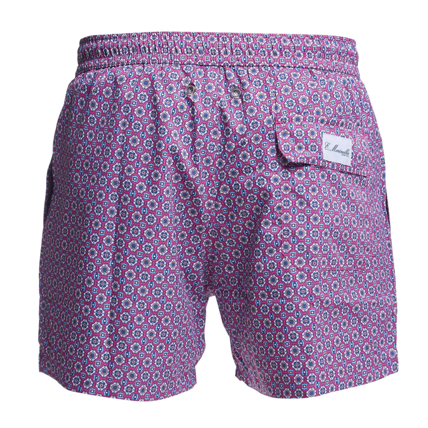 E.Marinella COSTUME DA BAGNO FUCSIA Macrofantasia fiore Sale