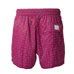 E.Marinella COSTUME DA BAGNO FUCSIA Microfantasia fiore Outlet