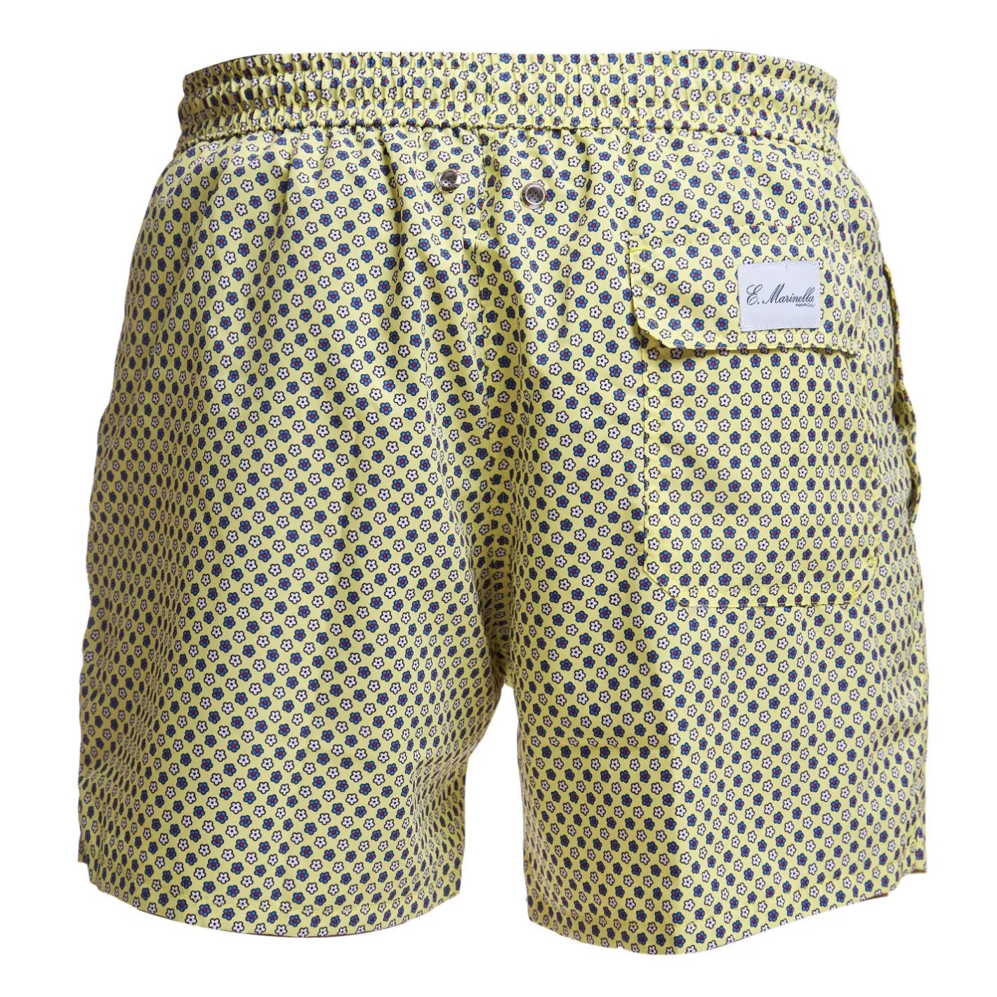 E.Marinella COSTUME DA BAGNO GIALLO Microfantasia fiore Clearance