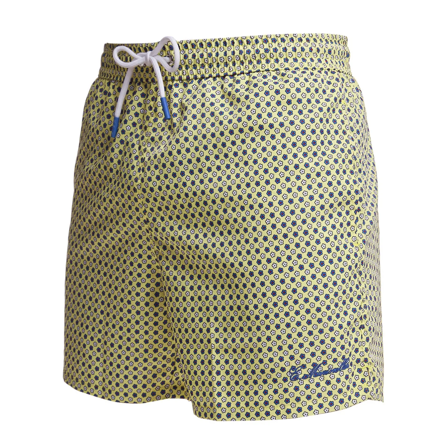 E.Marinella COSTUME DA BAGNO GIALLO Microfantasia fiore Clearance