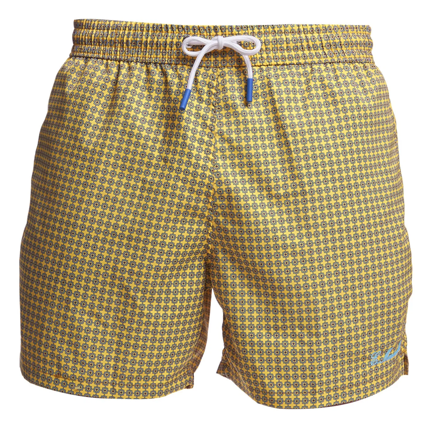 E.Marinella COSTUME DA BAGNO GIALLO Microfantasia fiore Clearance