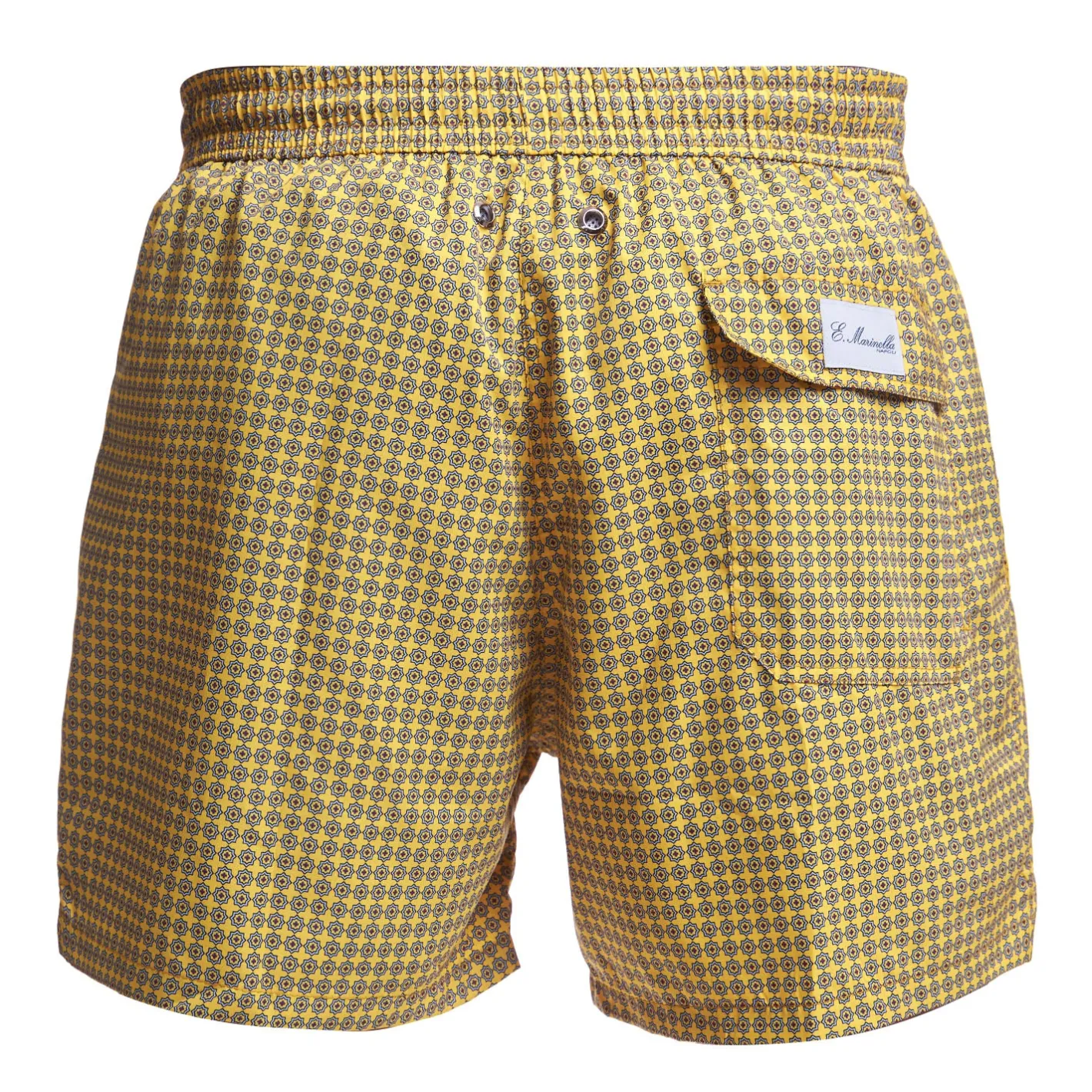E.Marinella COSTUME DA BAGNO GIALLO Microfantasia fiore Clearance