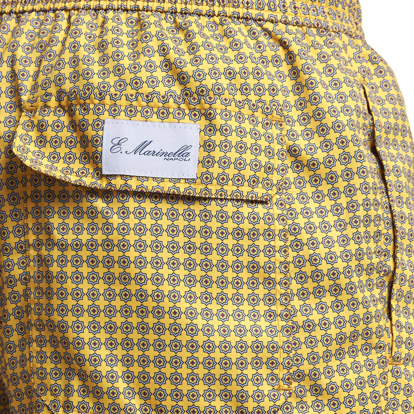 E.Marinella COSTUME DA BAGNO GIALLO Microfantasia fiore Clearance
