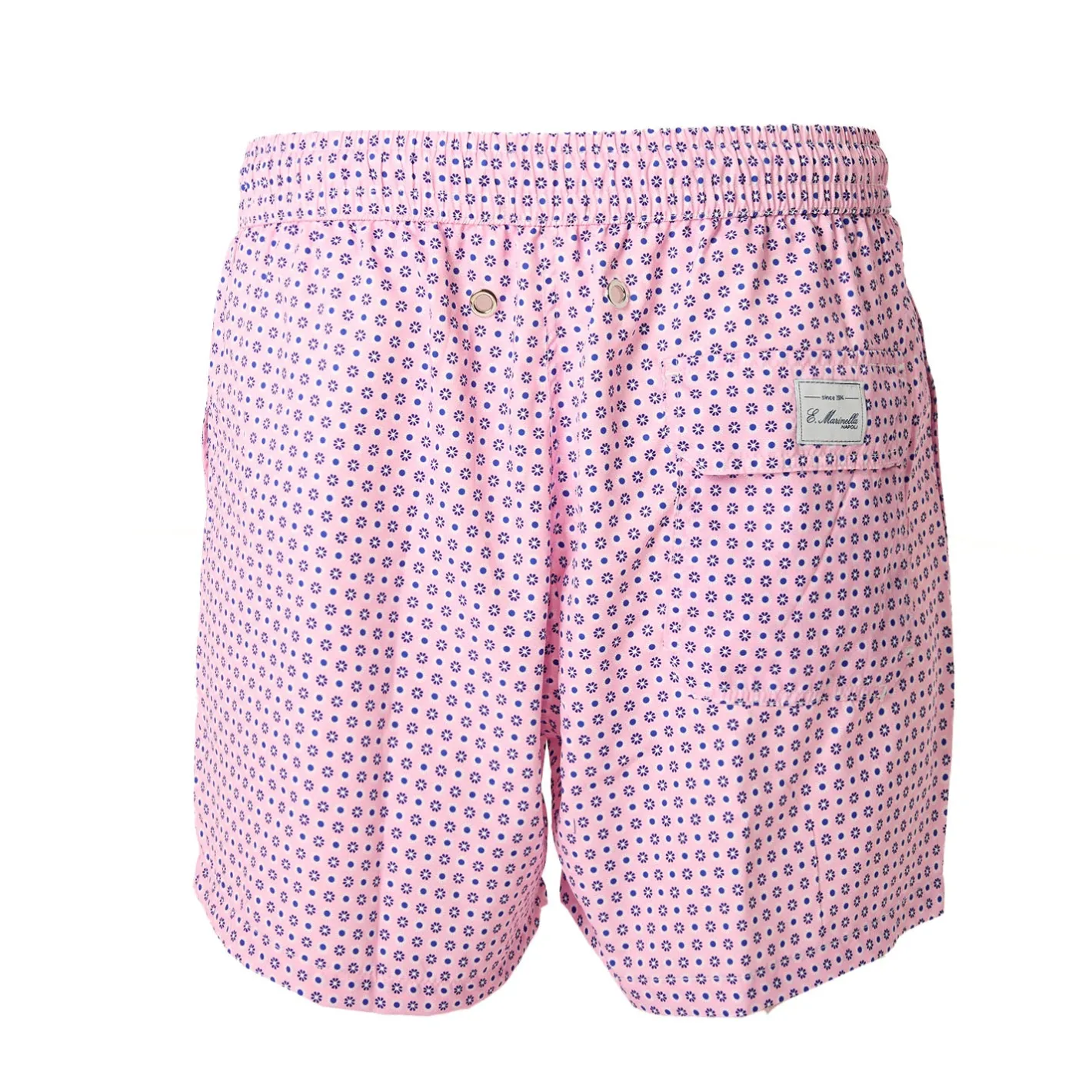 E.Marinella COSTUME DA BAGNO ROSA Microfantasia fiore Online