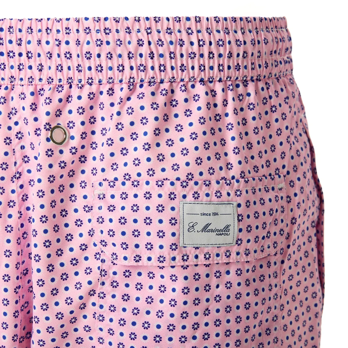 E.Marinella COSTUME DA BAGNO ROSA Microfantasia fiore Online