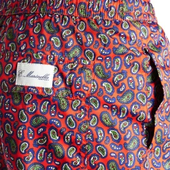 E.Marinella COSTUME DA BAGNO ROSSO Fantasia paisley