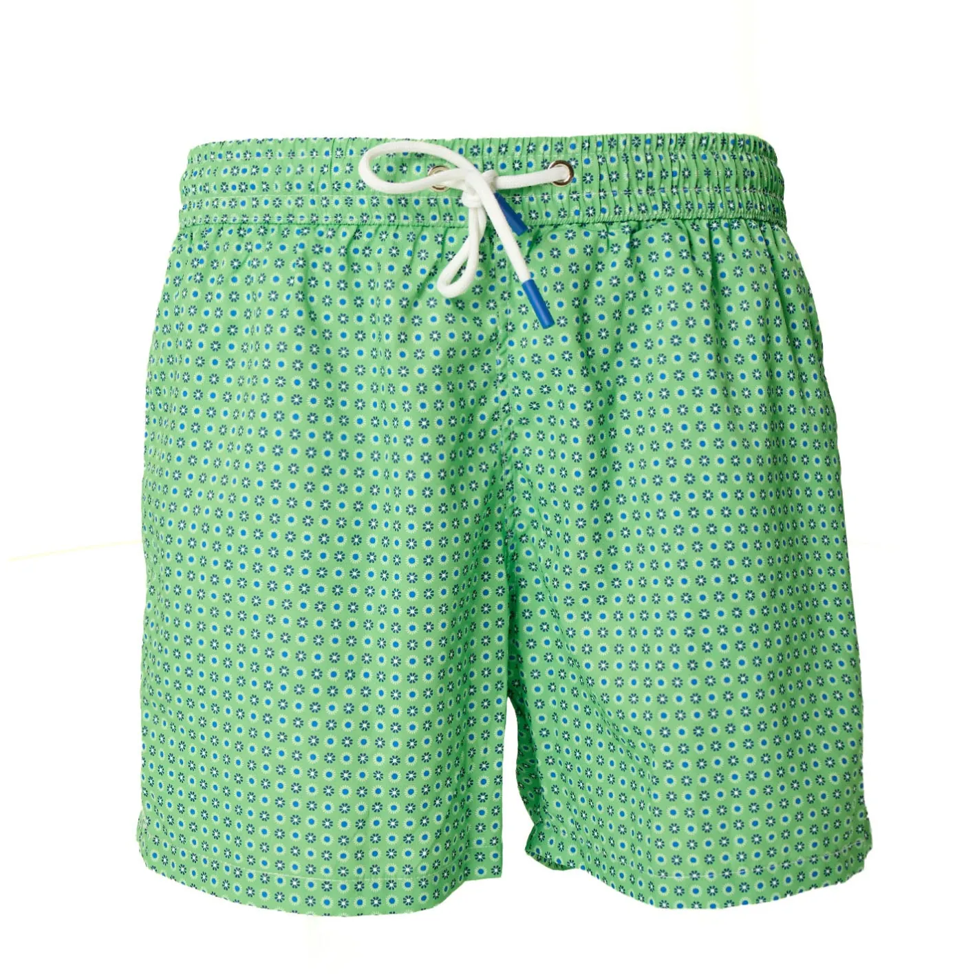 E.Marinella COSTUME DA BAGNO VERDE CHIARO Microfantasia fiore Clearance