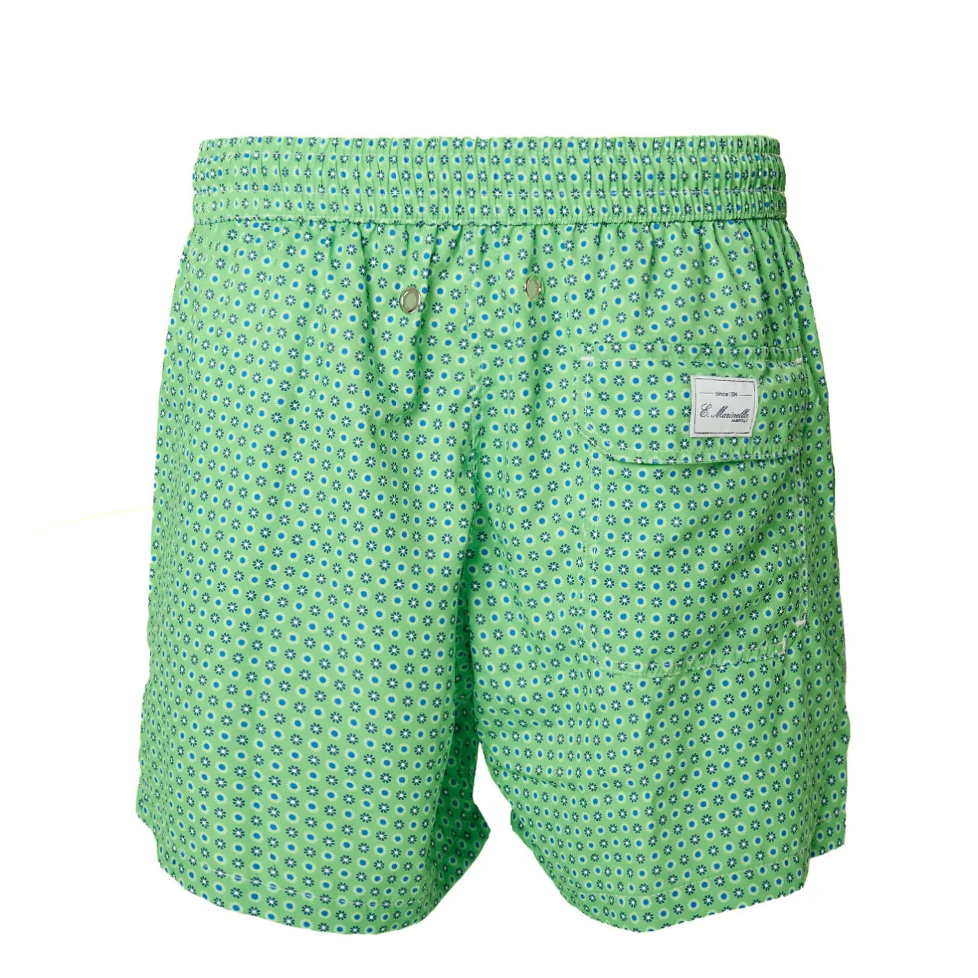 E.Marinella COSTUME DA BAGNO VERDE CHIARO Microfantasia fiore Clearance