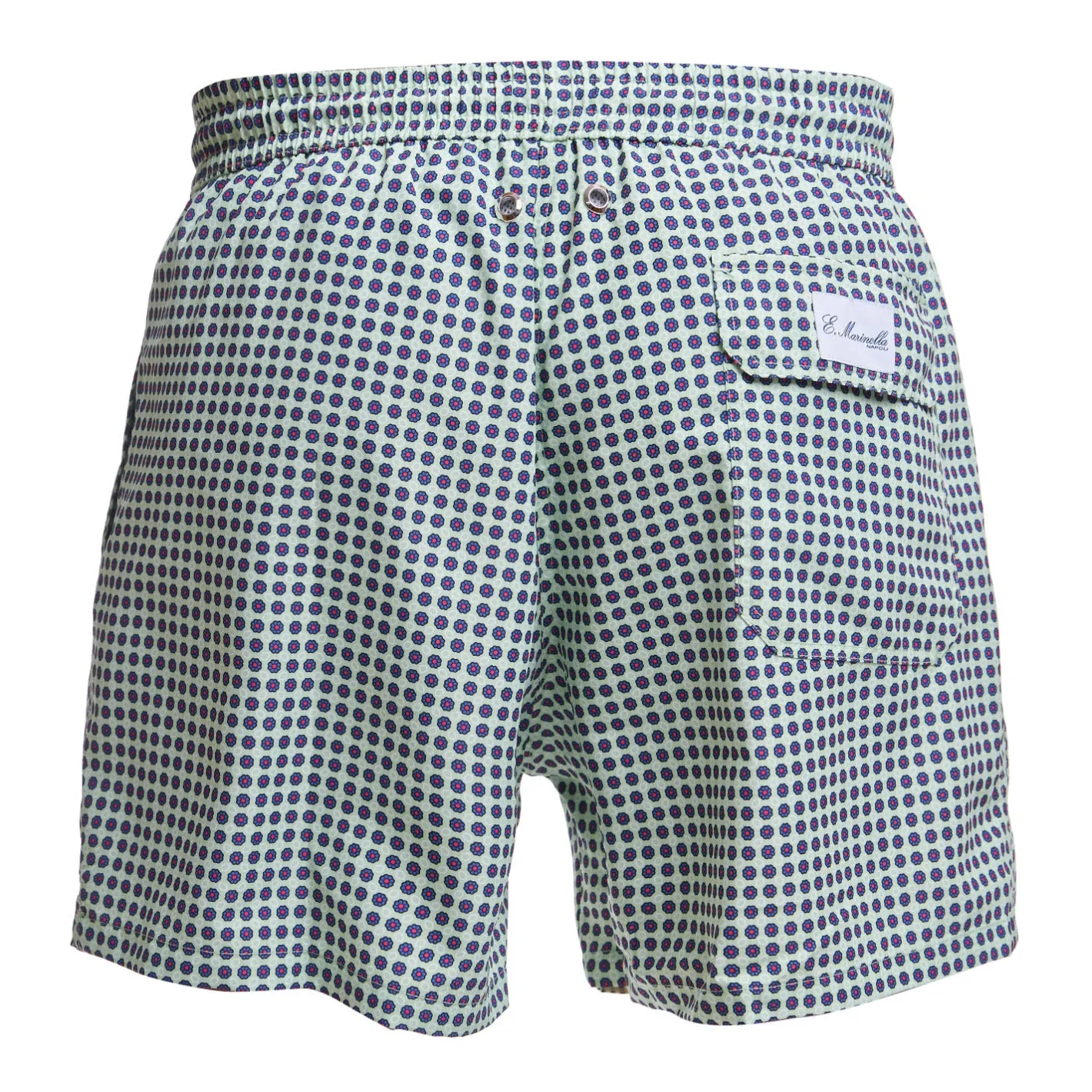 E.Marinella COSTUME DA BAGNO VERDE CHIARO Microfantasia fiore Hot