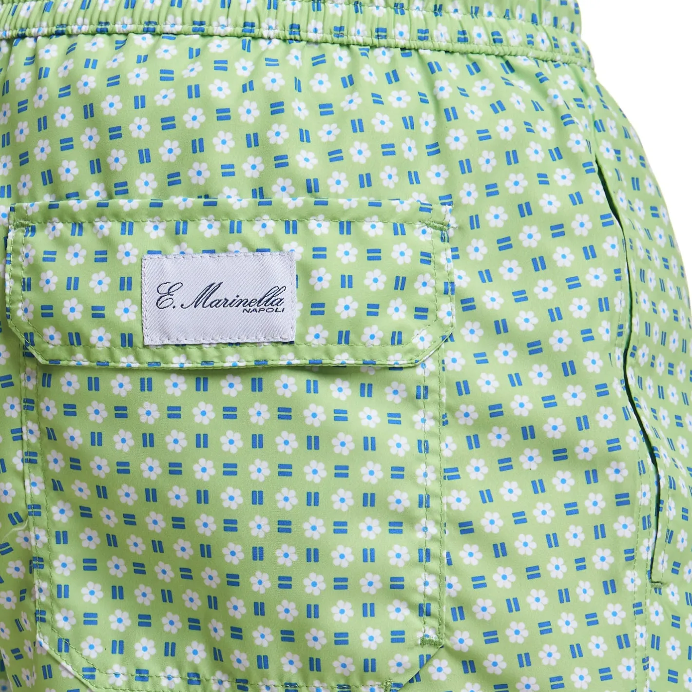 E.Marinella COSTUME DA BAGNO VERDE CHIARO Microfanatsia fiore Sale