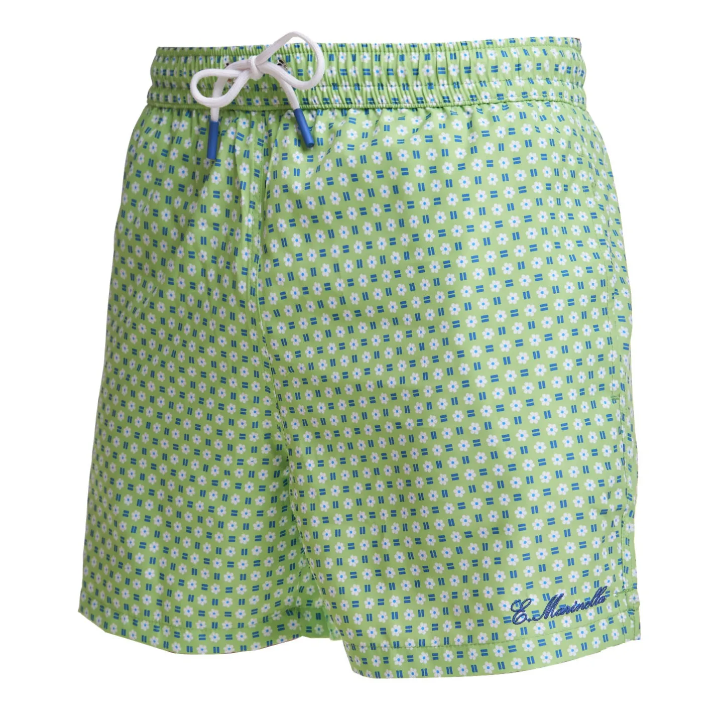 E.Marinella COSTUME DA BAGNO VERDE CHIARO Microfanatsia fiore Sale