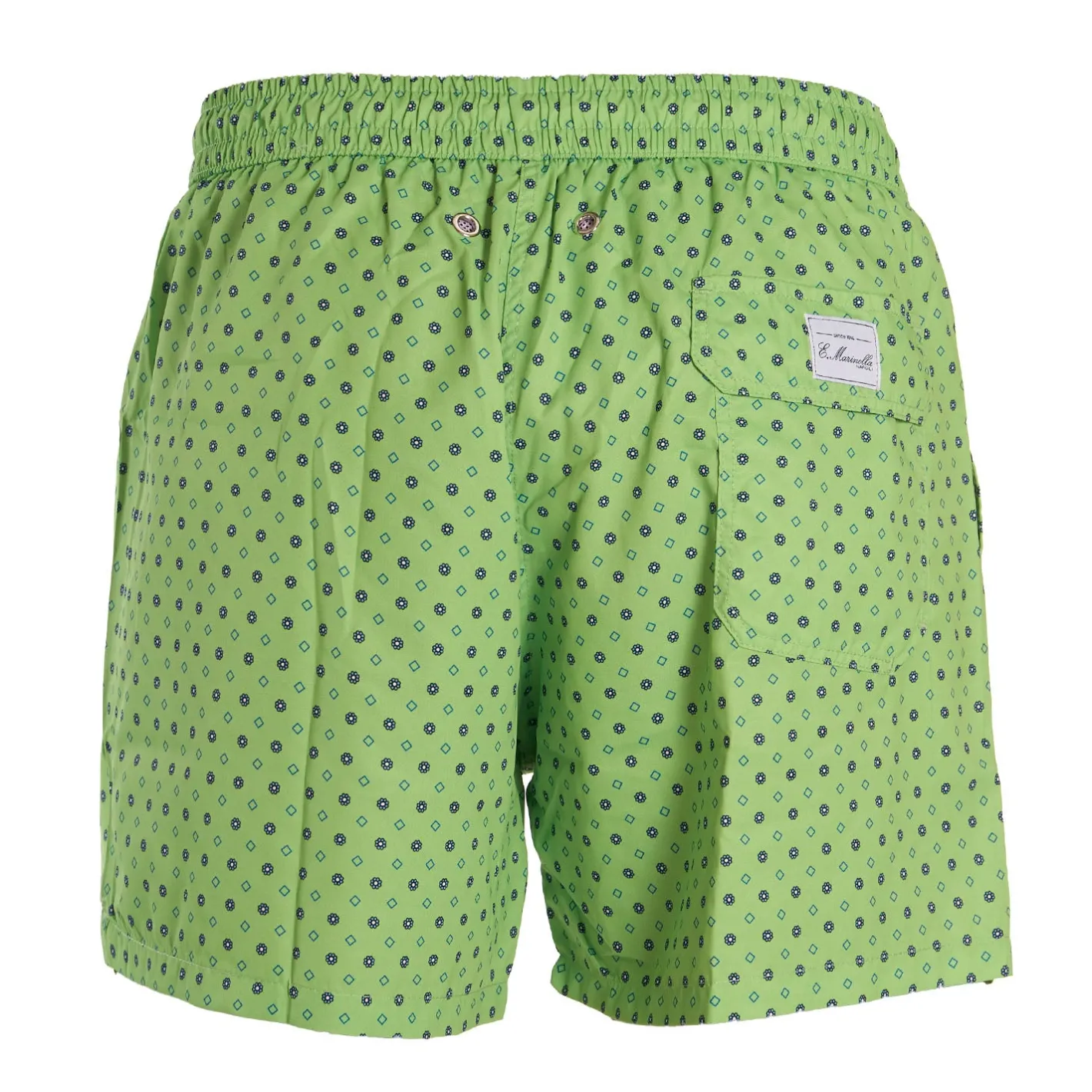 E.Marinella COSTUME DA BAGNO VERDE CHIARO Macrofantasia fiore Discount