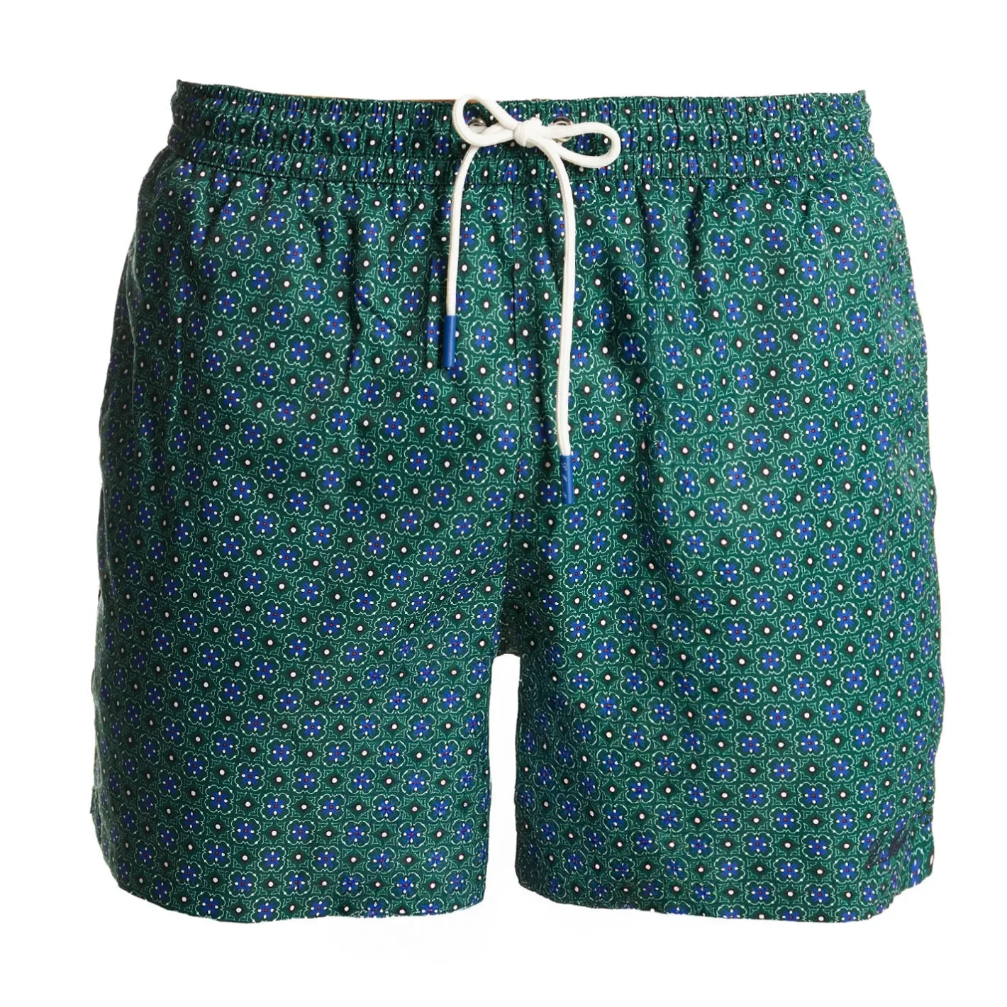 E.Marinella COSTUME DA BAGNO VERDE Macrofantasia fiore Best