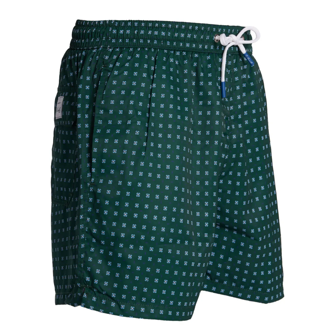 E.Marinella COSTUME DA BAGNO VERDE SCURO Macrofantasia fiore