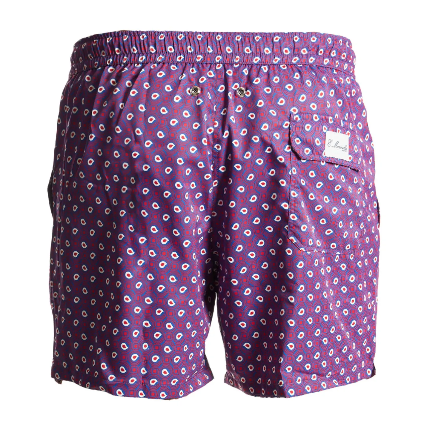 E.Marinella COSTUME DA BAGNO VIOLA Paisley Hot