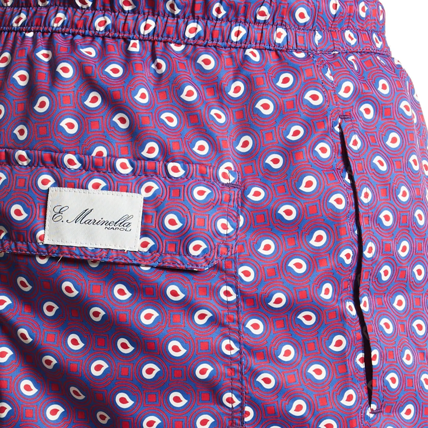 E.Marinella COSTUME DA BAGNO VIOLA Paisley Hot